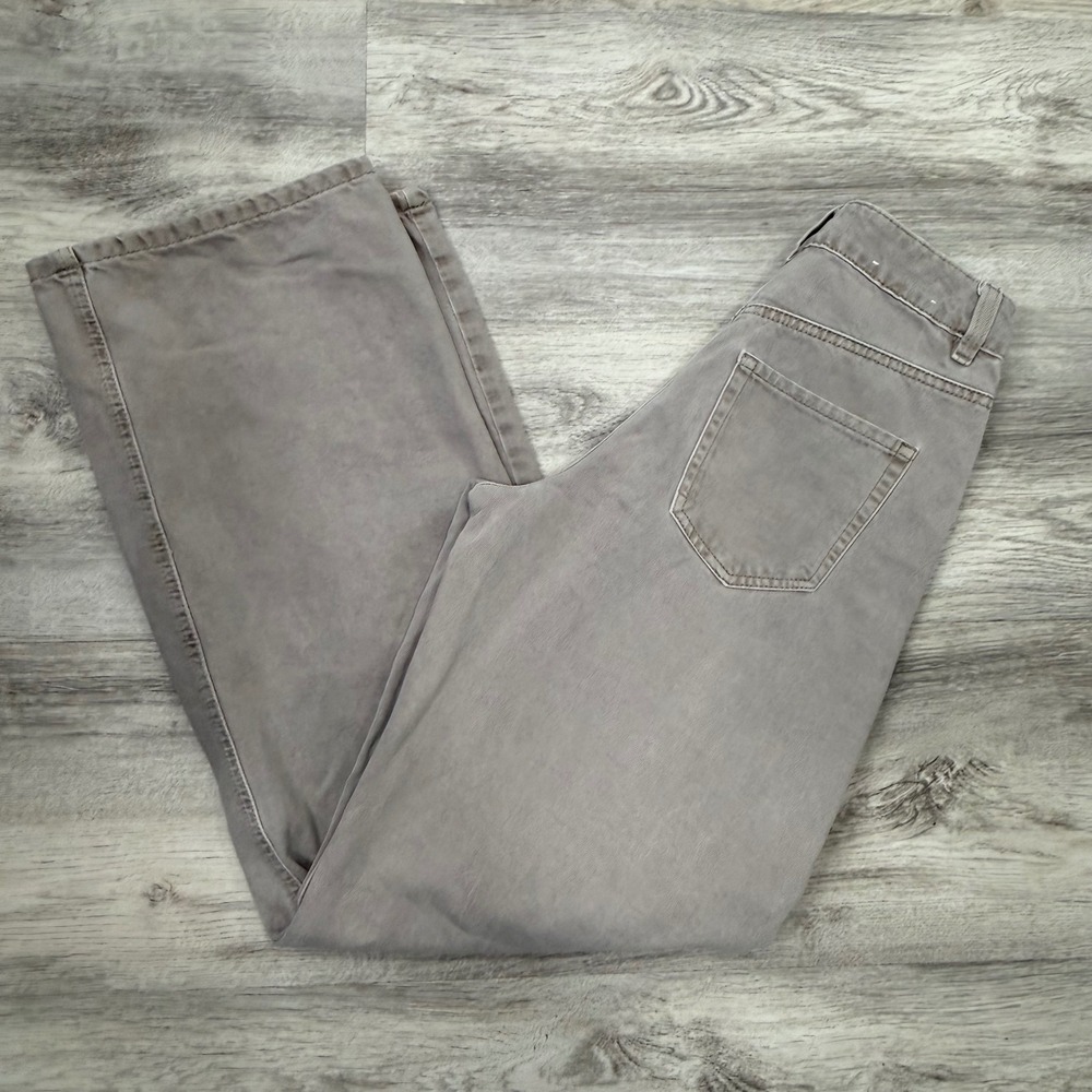 Garage Denim Street Wide Leg Jeans Taupe Brown High Rise Size 0 24
